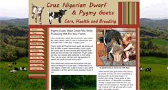 Desktop Screenshot of nigerianpygmygoats.com